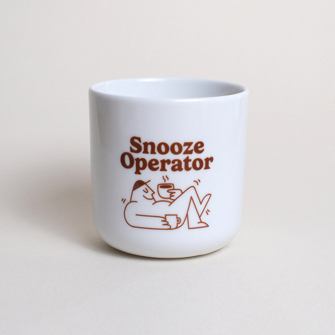 Snooze Operator Porzellanbecher – studio ciao