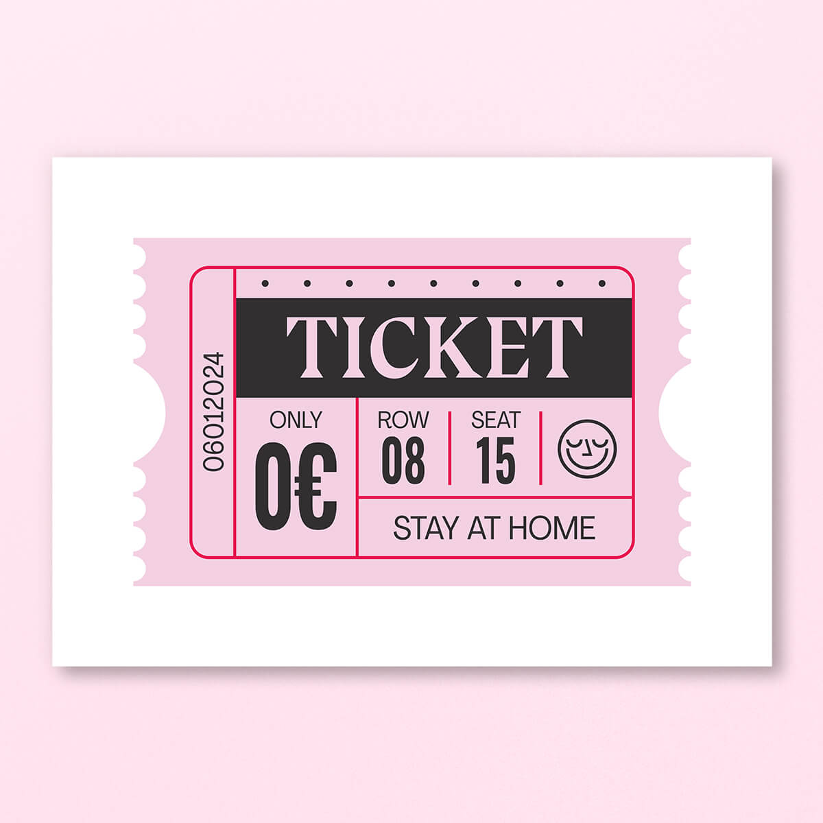 "Ticket to Paradise" Plakat, A3 – studio ciao