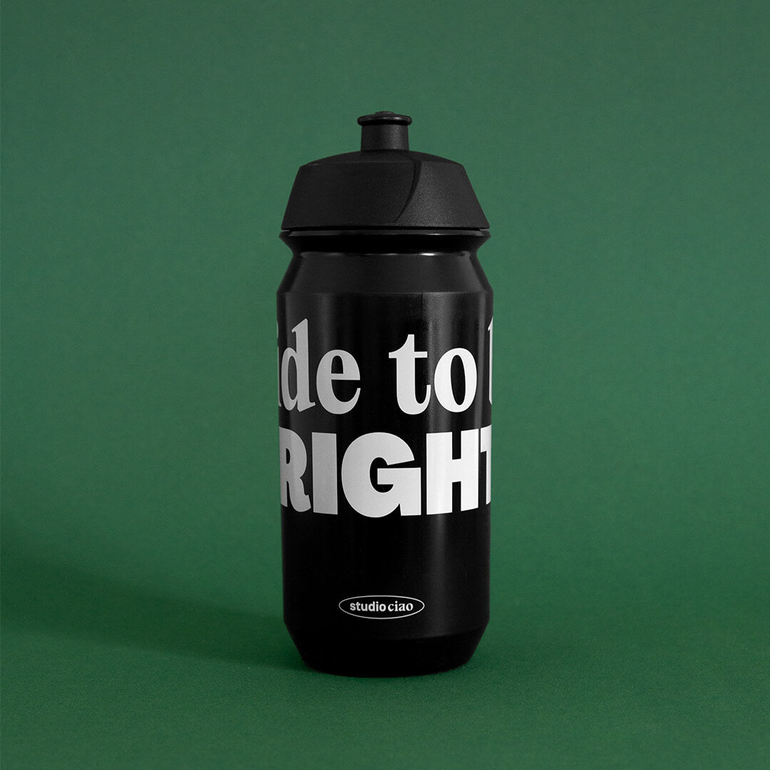 "Ride to be alright" Bidon, 500 ml Trinkflasche