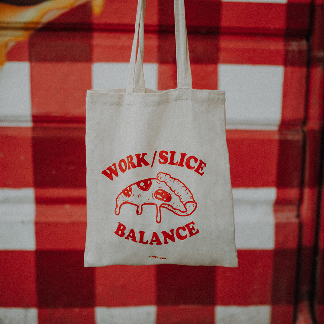 Work Slice Balance Jutebeutel – studio ciao
