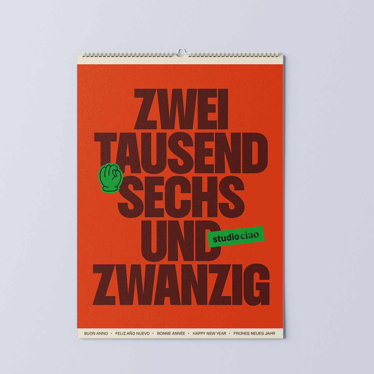 studio ciao Kalender 2026