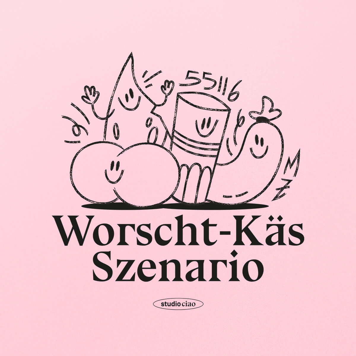 «Worscht-Käs Szenario» Jutebeutel – studio ciao