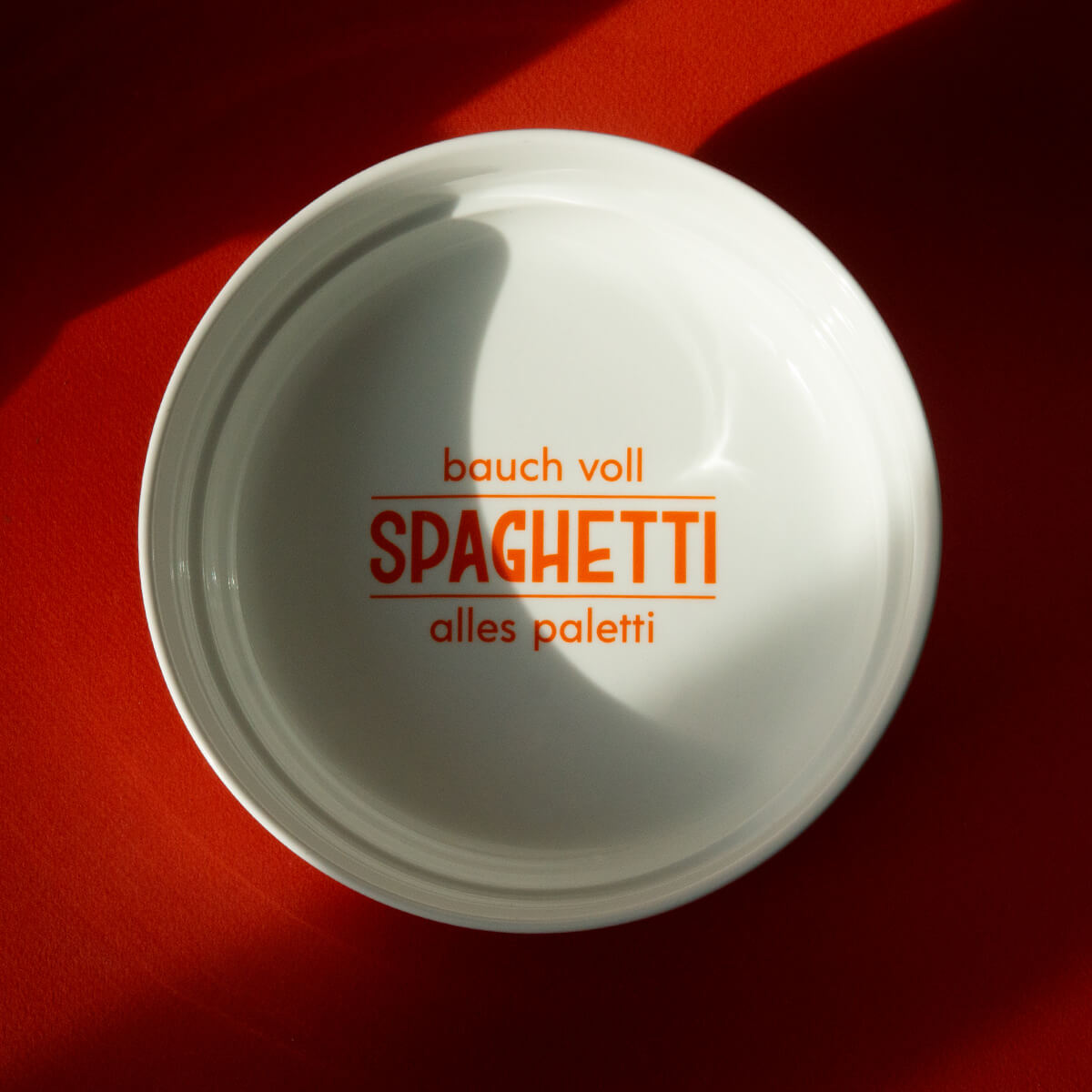 Spaghetti Teller von studio ciao für alle Pasta Sorten